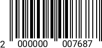 Штрихкод Болт 24 х 200 * 5.8 DIN 931 оц. 2000000007687