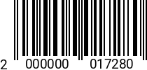 Штрихкод Болт 10 х 45 DIN 603 (кв. подголов.) оц. 2000000017280