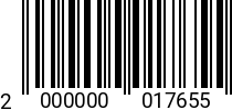 Штрихкод Болт 16 х 35 DIN 603 (кв. подголов.) оц. 2000000017655