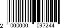 Штрихкод Болт 16 х 90 * 5.8 ГОСТ 7798 (DIN 931) оц. 2000000097244