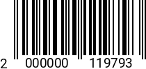 Штрихкод Болт 27 х 80 * 10.9 DIN 931 2000000119793