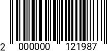 Штрихкод Болт 12 х 35 * 8.8 DIN 933 (штучн.) оц. 2000000121987