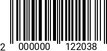 Штрихкод Болт 16 х 35 * 8.8 DIN 933 (штучн.) оц. 2000000122038