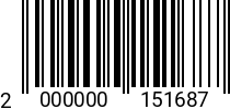 Штрихкод Втулка резьбовая с потайным фланцем M 8x12,5x13, SW 8, оц, арт.312А 2000000151687