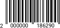 Штрихкод Винт 8 х 10 * 8.8 DIN 7991 оц. код позиции 0186290 2000000186290
