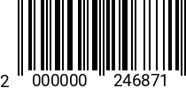 Штрихкод Винт М 2,5х 12 полукр.гол. DIN 7985 PZ A2 2000000246871