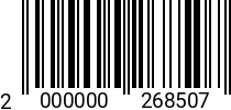 Штрихкод Болт 6 х 20-20 * 5.8 ГОСТ 7798 оц. (РМЗ) 2000000268507