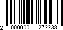 Штрихкод Винт 8 х 16 потай. DIN 965 оц. (3700шт.) 2000000272238