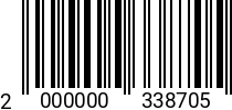 Штрихкод Болт 16 х 60 * 5.8 ГОСТ 7798 (РМЗ) 2000000338705