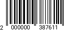 Штрихкод Винт M 2,5х 4 полукр.гол. DIN 7985 Z A2 2000000387611