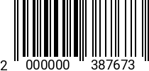 Штрихкод Винт 5х22 полукр.гол. DIN 7985 Z A2 код позиции 0387673 2000000387673