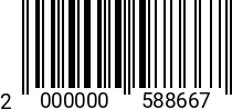 Штрихкод Болт М22х 60 DIN 933 A2 2000000588667