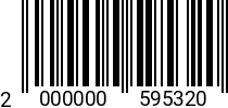 Штрихкод Болт 10 х 20 * 5.8 DIN 933 оц. (БелЗАН) 2000000595320