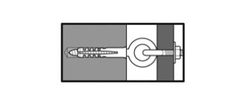 Дюбель с шурупом - кольцом E/PN