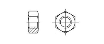 Гайка высокопрочная, класс прочности 8.0;10.0;12.0
