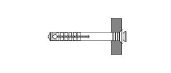 Дюбель-гвоздь UCX TS 8х120 V (потай) нейл. арт.8710512