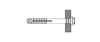 Дюбель-гвоздь UCX 8х 60 V (цилиндр) нейл. арт.8710009