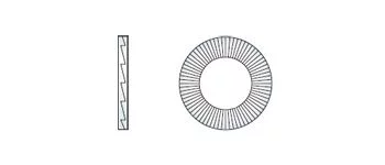 Шайба стопорная DIN 25201 D 18 NORD-LOCK оц. Шайба стопорная DIN 25201 D 18 NORD-LOCK оц.