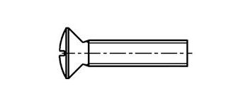 Винт с полупотайной головкой ГОСТ 17474-80