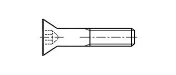 Винт 5 х 25 * 10.9 DIN 7991 оц.