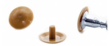 Заглушка п/винт KONFIRMAT c доп.отв.(Hole), охра арт.743