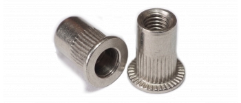 Заклепка резьбовая M 5 X 12 с фланцем (насечка), A2 код позиции 0656694