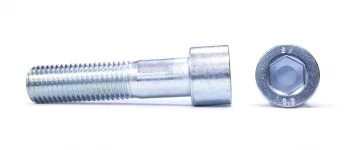 Винт с внутренним шестигранником, неполная резьба, класс прочности 8.8