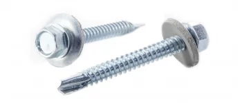 Каталог кровельные саморезы, оцинкованные, с шайбой и резиновой прокладкой EPDM