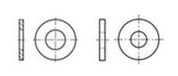 Шайбы ГОСТ 10450 DIN 433 плоские уменьшенные