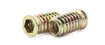 Втулка резьбовая с потайным фланцем M 6x10x14, SW 6, оц, арт.312А Втулка резьбовая с потайным фланцем M 6x10x14, SW 6, оц, арт.312А